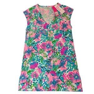 NWT Lilly Pulitzer Tally V-Neck Luxletic Dress/Cover-up XXS
